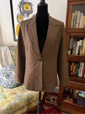 NWT b.young BYDANTA CL Blazer 2 Brown Sample Size 36 Tailored Blazer